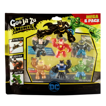 6pc HGJZ Heroes Of Goo Jit Zu DC Minis 6.35cm Characters Kids Toy 4y+