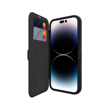 Raptic Urban Folio Case For Apple iPhone 15 Pro - Black