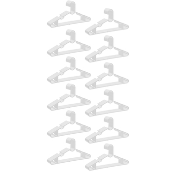 12x 10pc Boxsweden Hangit Plastic Clothes Hangers 39.5cm - Assorted