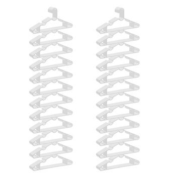 24x 10pc Boxsweden Hangit Plastic Clothes Hangers 39.5cm - Assorted