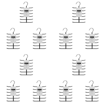 24pc Boxsweden Hangit Metal Accessory Clothes Hanger 18.5x26cm - Black