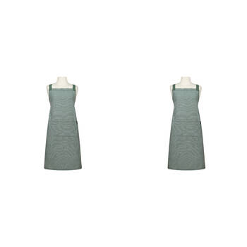 2PK Eco Ladelle Recycled Leaf Cooking Adjustable Apron Kitchen Accessory Green