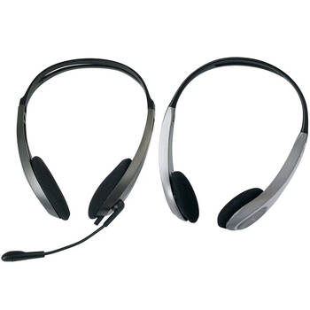 2pc Verbatim Multimedia Headset w/Microphone and Volume Control Set Black