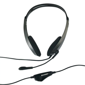 Verbatim Multimedia/Gaming Headset w/Microphone Black