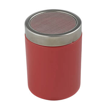 Crema Pro Cocoa Shaker Powder Duster Kitchen/Barware - Red