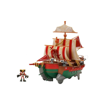 Sonic The Hedgehog Prime 2.5''/6.4cm Action Figure Pirate Ship Playset 3y+
