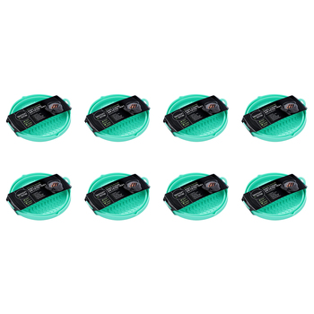 8PK Lemon & Lime Silicone Collapsible Air Fryer Tray Round 19.5cm - Assorted