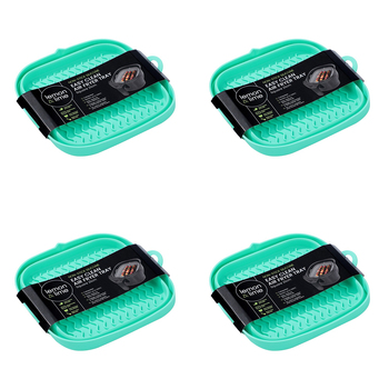 4PK Lemon & Lime Silicone Collapsible Air Fryer Tray Square 21cm - Assorted