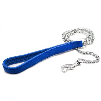 Paws & Claws 1.2m Chain Lead w/ Padded Handle - Assorted