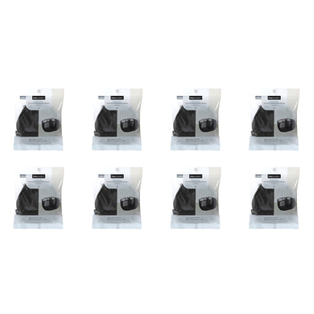 8PK Boxsweden Mesh Laundry 2-Section Foldaway Hamper 60x34cm - Assorted