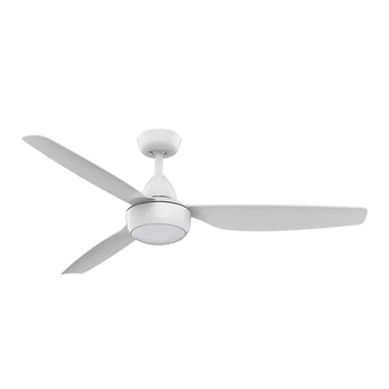 IXL Aeroflow Winglide AC Ceiling Fan w/ LED Light 132cm - White