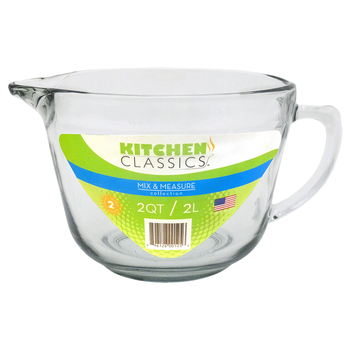 Kitchen Classics Glass Batter Bowl 2L Kitchen Cookware