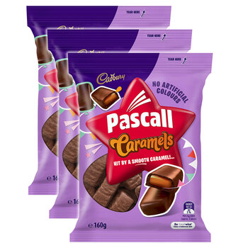 3PK Cadbury 160g Caramels w/ Chocolate