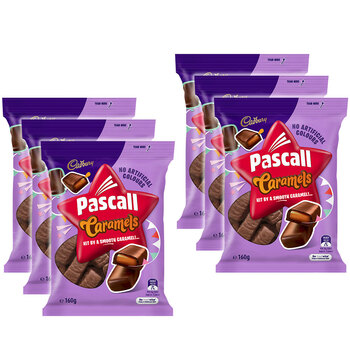 6PK Cadbury 160g Caramels w/ Chocolate