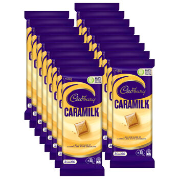16pc Cadbury Caramilk 180g Chocolate Confectionery