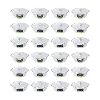 24PK Lemon & Lime Super Thick and Strong Foil BBQ Pot Large 8L 39cm