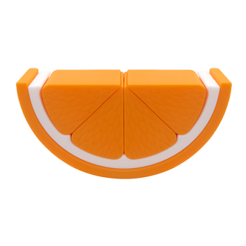 Playground Silicone Orange Puzzle Baby/Toddler 10m+
