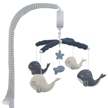 Lolli Living Musical Baby/Newborn Cot Mobile Oceania Whales