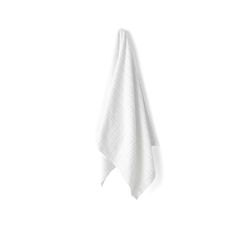 ESPRIT Isle Cotton Textured 600 GSM Soft Bath Towel White
