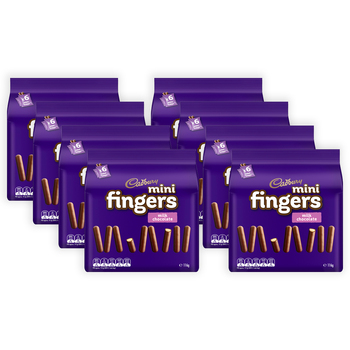 8pc Cadbury Mini Fingers Chocolate/Candy biscuits 116g