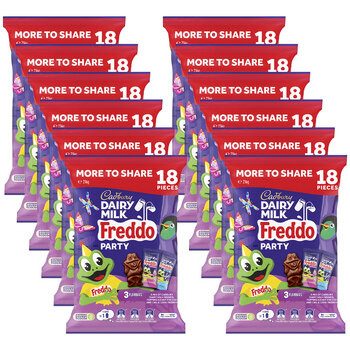 12pc Cadbury Dairy Milk Freddo Party Sharepack 216g