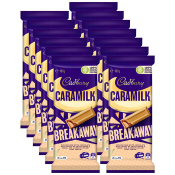 13pc Cadbury Caramilk Breakaway Tablet 180g Chocolate Confectionery