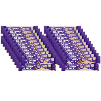 42pc Cadbury Dairy Milk Breakaway Bar 44g Chocolate Confectionery