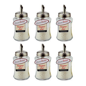 6PK Kitchenworks Sugar Dispenser/Storage Kitchen Accessories