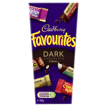 Cadbury Favourites Dark 352g Chocolate Confectionery