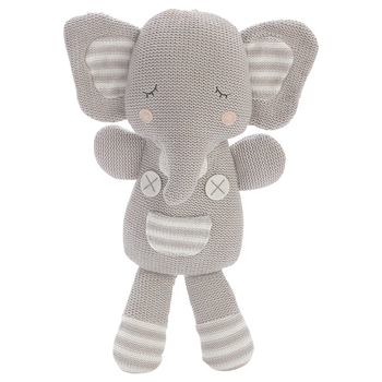 Living Textiles Baby/Newborn Eli the Elephant Knitted Toy