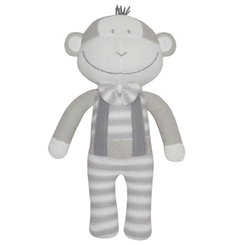 Living Textiles Baby/Newborn Max the Monkey Knitted Toy