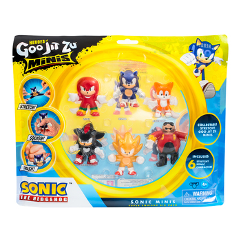 6pc Heroes Of Goo Jit Zu Sonic Minis Mega Pack Kids/Childrens Toy 4y+