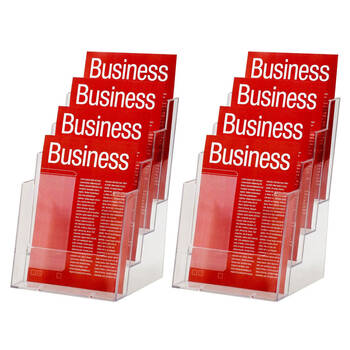 2PK Esselte 4 Tier A5 Brochure Holder