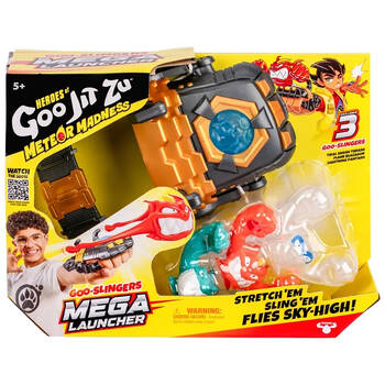 Heroes Of Goo Jit Zu of Meteor Madness Slingers Mega Launcher Sling Toy