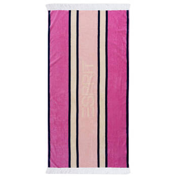 Esprit Tidal Fuchsia Cotton Beach Towel 400gsm 80cm x 160cm Pink