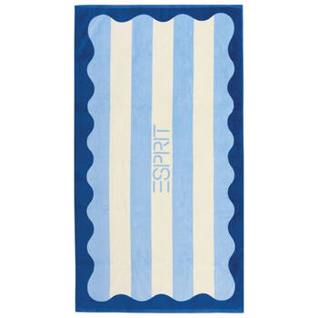 Esprit Esplanade Cobalt Cotton Beach Towel 400gsm 80cm x 160cm Blue