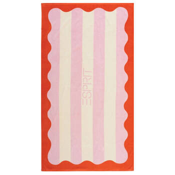 Esprit Esplanade Crimson Cotton Beach Towel 400gsm 80cm x 160cm Red