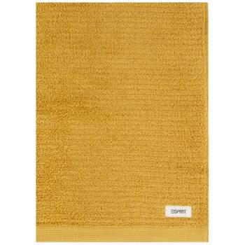 Esprit 600GSM Porto Cotton Ribbed Bath Sheet 74x168cm Honey Yellow