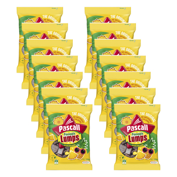 14pc Pascall Pineapple Lumps 120g Sweets Confectionery