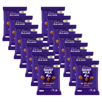14pc Hazelnut Cadbury Dairy Milk Bites 130g Chocolate Confectionery