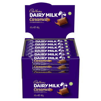 48pc Cadbury Dairy Milk Caramello 46g Chocolate Confectionery