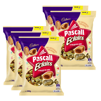 5PK Cadbury Pascall Chocolate Eclairs Confectionery 300g