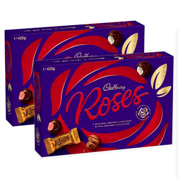 2PK Cadbury Roses Box 420g Assorted Confectionery Chocolates
