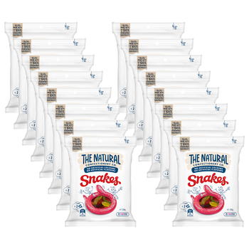 16pc The Natural Confectionery Co. Snakes 230g Sweets
