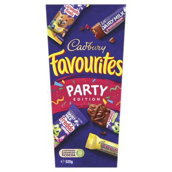 Cadbury Favourites Party Pack 520g Chocolate Confectionery