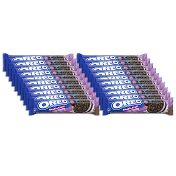 20pc Oreo Berry Flavour 131g Sweet Chocolate Biscuits