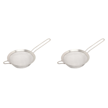 2PK Wiltshire Stainless Steel Kitchen Strainer Sieve 18cm