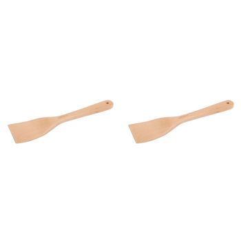 2PK Wiltshire Beechwood Solid Turner/Stirrer Kitchen Utensil