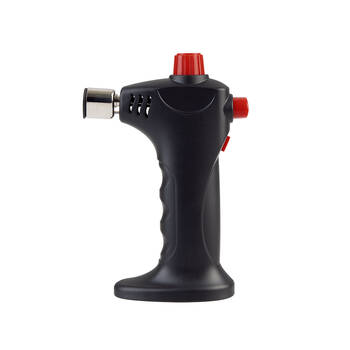 Appetito Cooks Refillable Kitchen Blow Torch w/ Safety Lock Switch Black