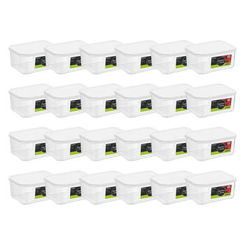 24PK Lemon & Lime Fridge Food Storer Container 450ml 9x5.6x12cm